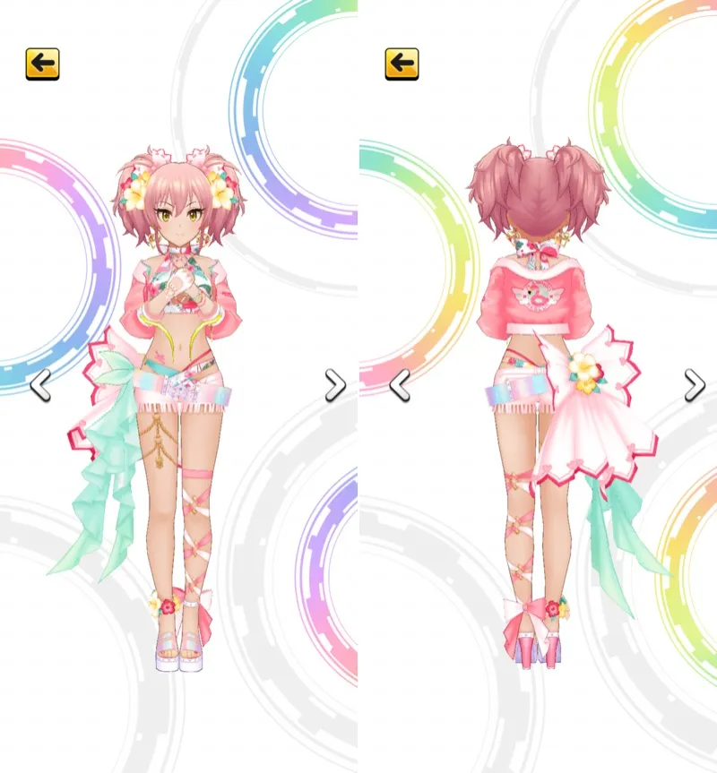 ［メモリアル★ビーチサイド］城ヶ崎美嘉　3Dモデル前後