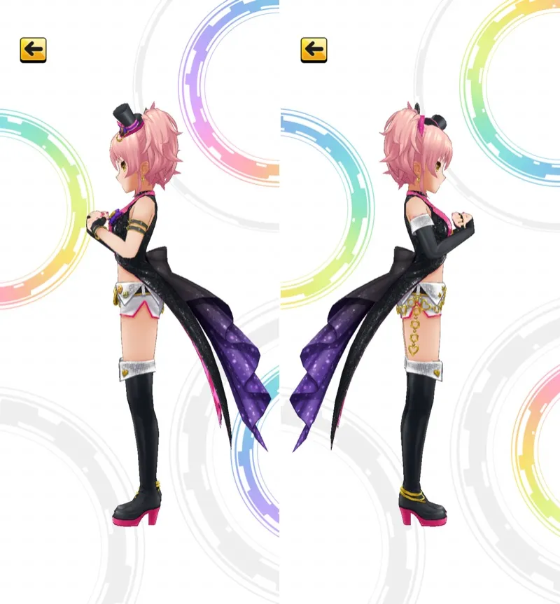 ［ハート★オーバーフロー］城ヶ崎美嘉　3Dモデル左右