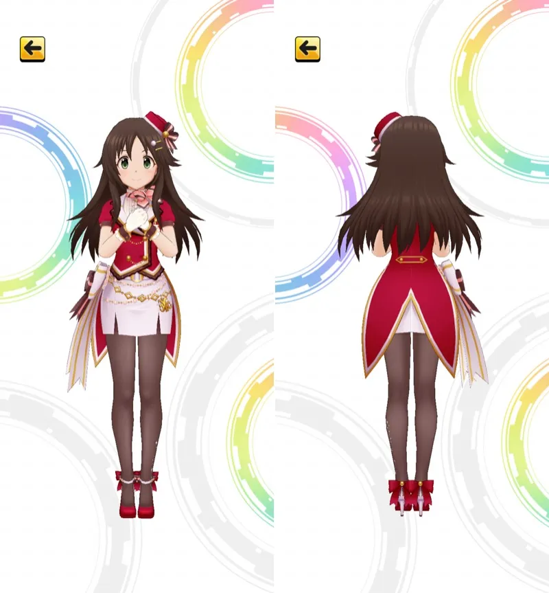 ［レッツゴー☆パレード］姫川友紀　3Dモデル前後