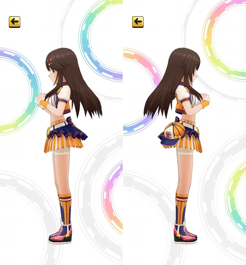 恒常SSR姫川友紀 3Dモデル左右