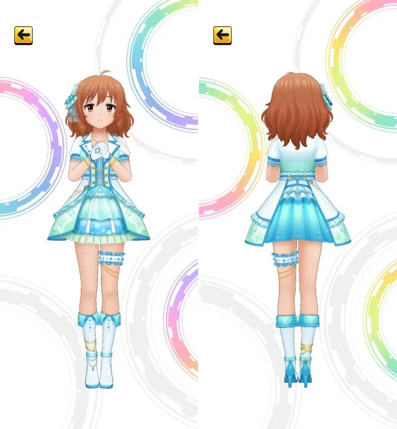 ［ネクスト☆ページ］荒木比奈　3Dモデル前後