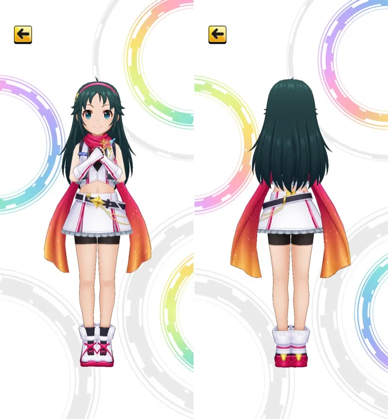 ［夢うたうチカラ］南条光　3Dモデル前後