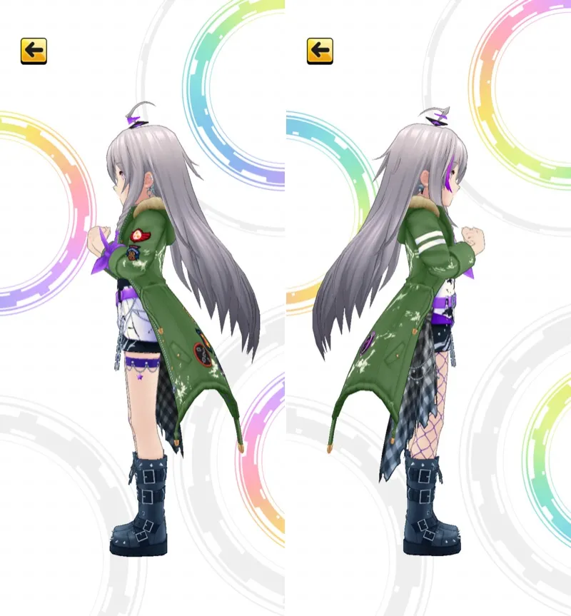 ［individuals］星輝子　3Dモデル左右