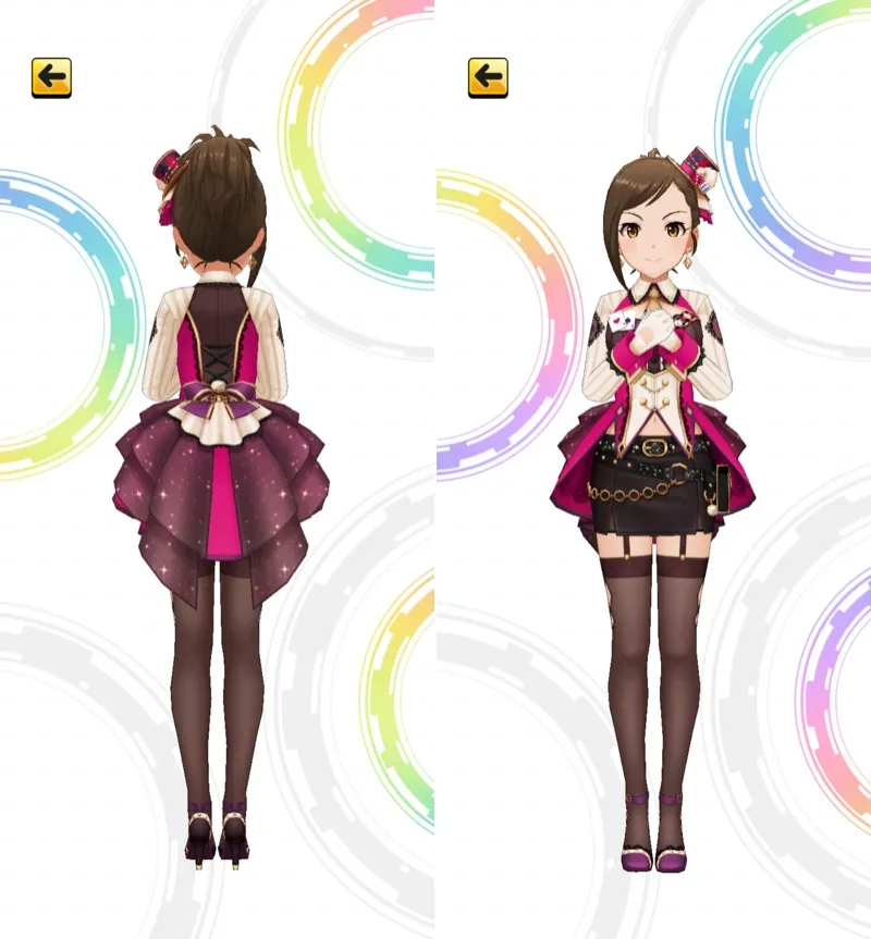 ［ディーラーズディライト］兵藤レナ　3Dモデル前後