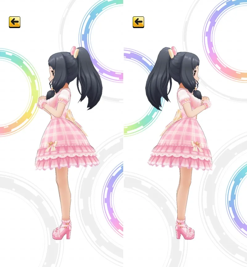 ［しゅまいるプレゼント］大沼くるみ　3Dモデル左右