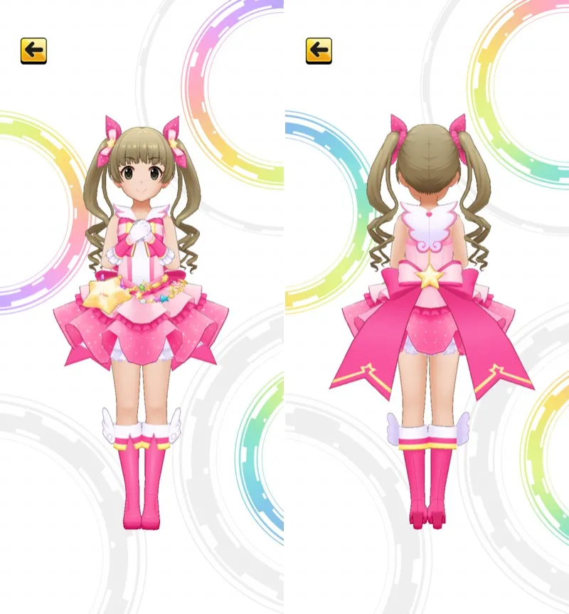 ［トゥインクル☆ラブリー］横山千佳　3Dモデル前後