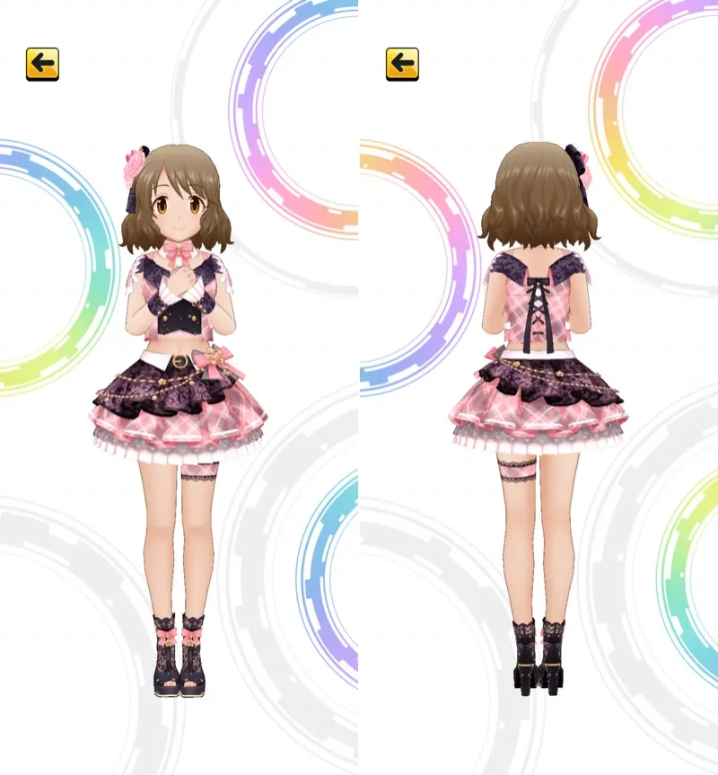 ［愛されブロッサム］月宮雅　3Dモデル前後