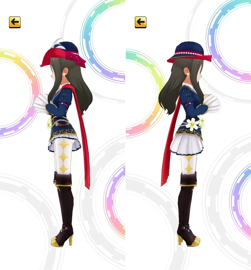 ［涼やかなる熱意］涼宮星花　3Dモデル左右