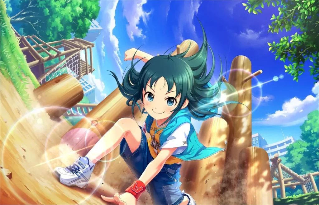 ［夢うたうチカラ］南条光　特訓前イラスト