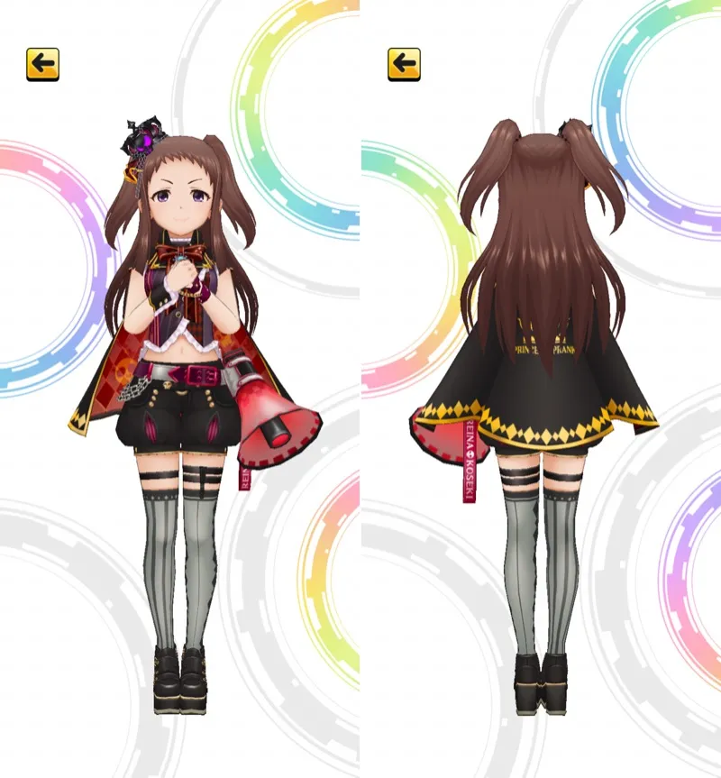 ［あわてふためけ全世界！］小関麗奈　3Dモデル前後