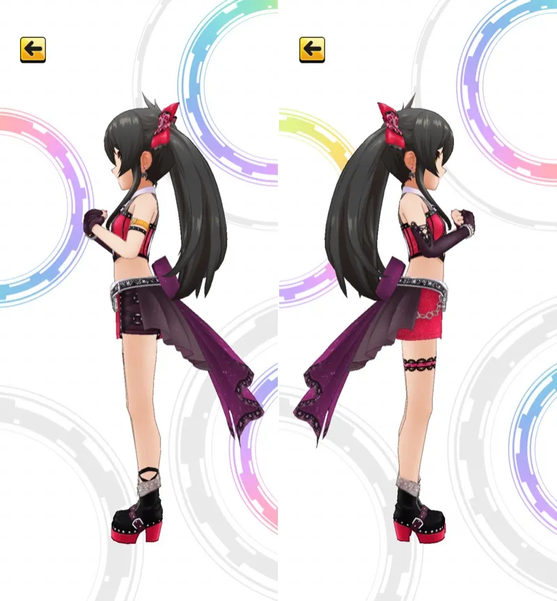 ［見つめて★レディ］的場梨沙　3Dモデル左右