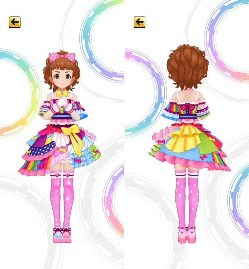 ［ユリユリフェスティバル］大西由里子　3Dモデル前後