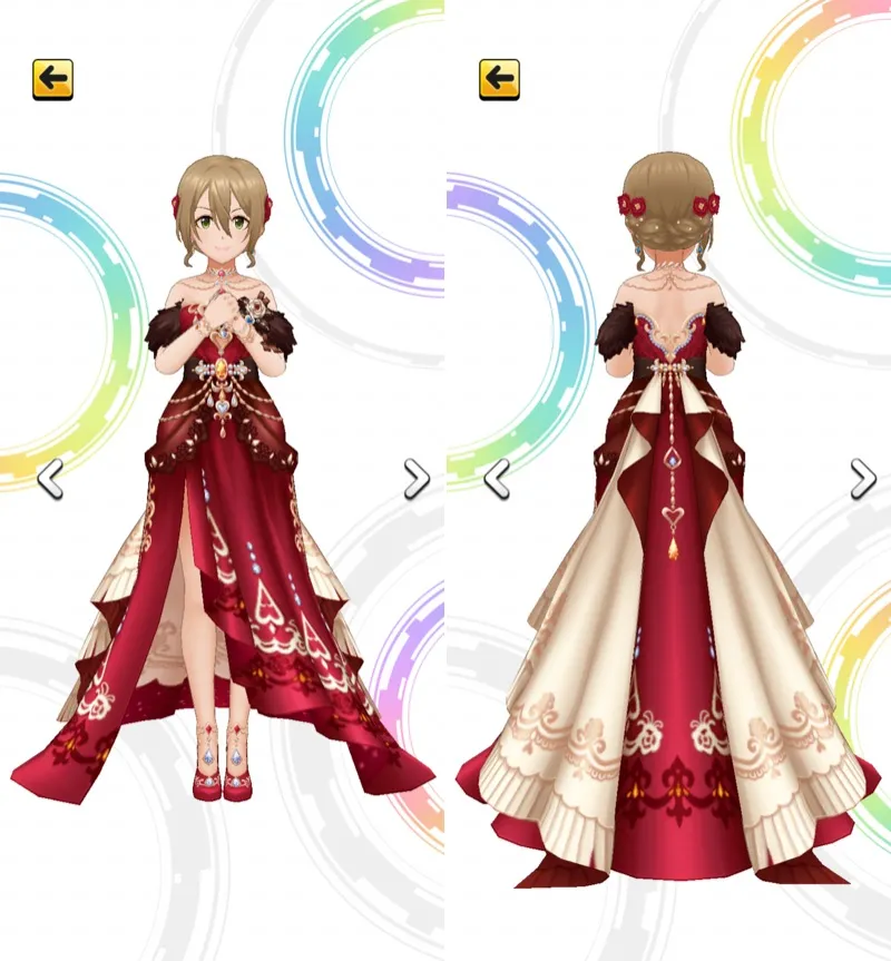 ［緋色のラブ・ソング］木村夏樹　3Dモデル前後