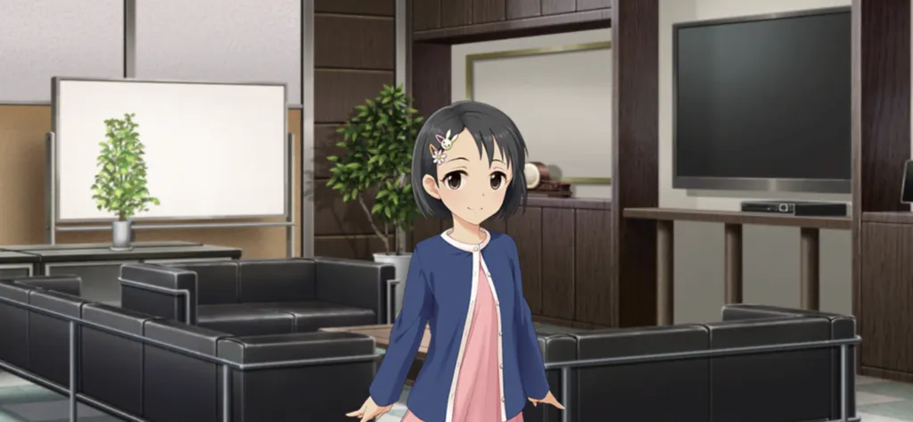 ノーマル 佐々木千枝　特訓前イラスト