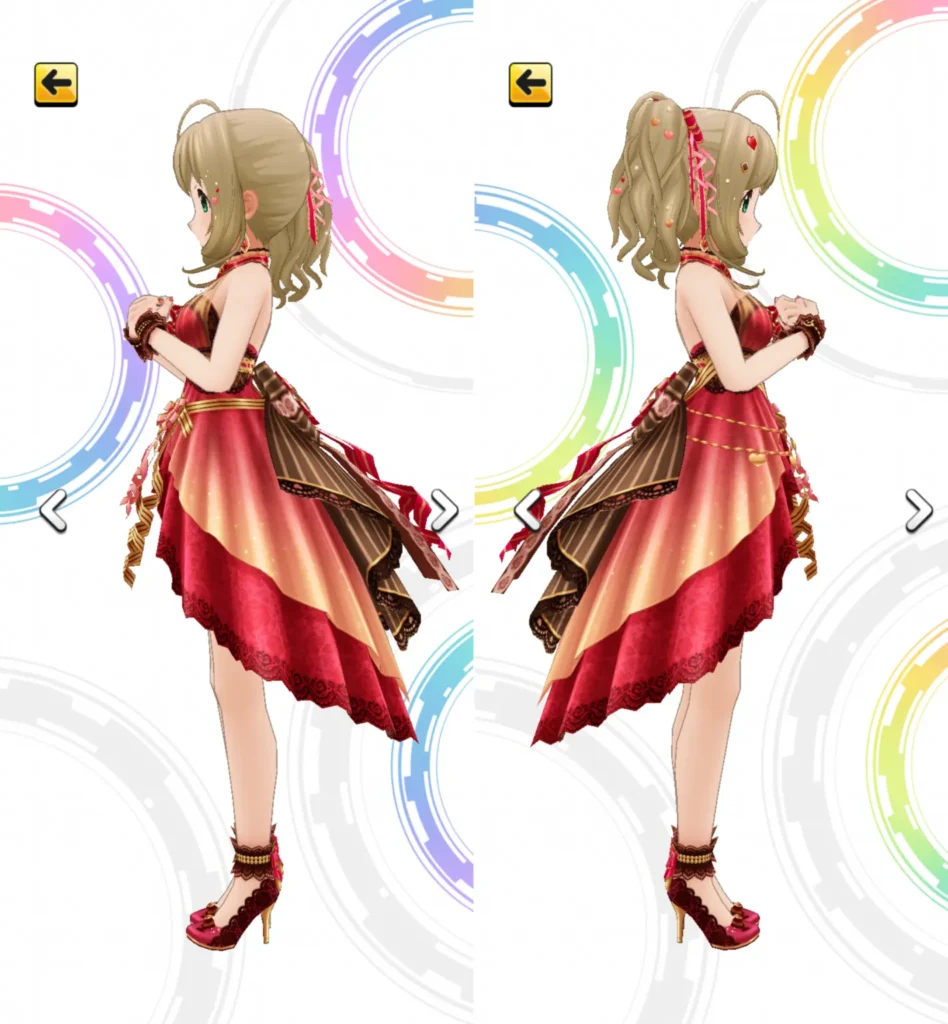 ［ラグジュアリィ・はぁと］佐藤心　3Dモデル左右