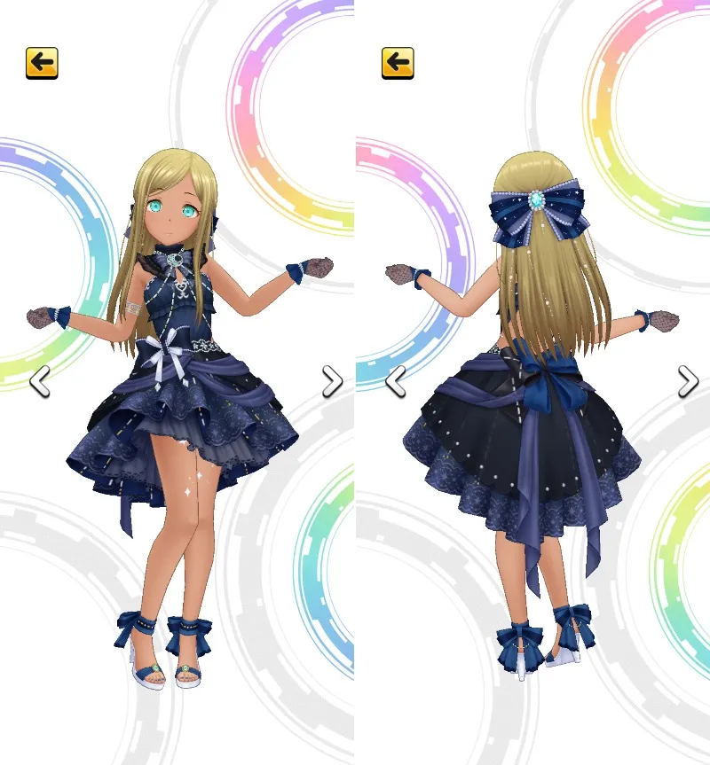 ［マウジュのまにまに］ライラ　3Dモデル前後