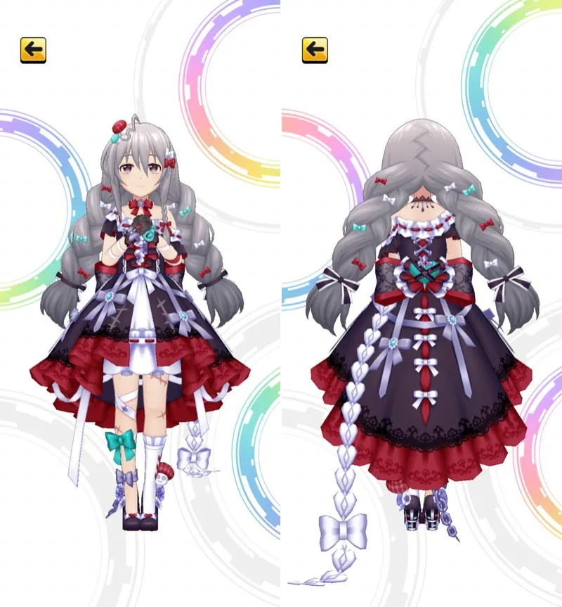 ［永劫のマイセリウム］星輝子　3Dモデル前後