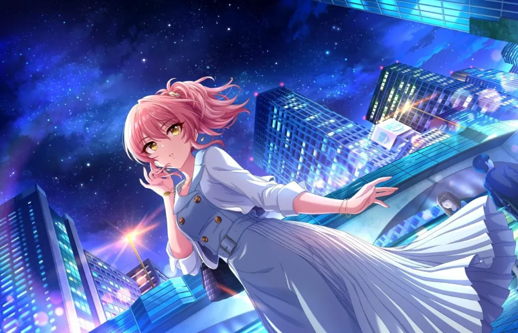 ［孤星のプライド］城ヶ崎美嘉　特訓前イラスト
