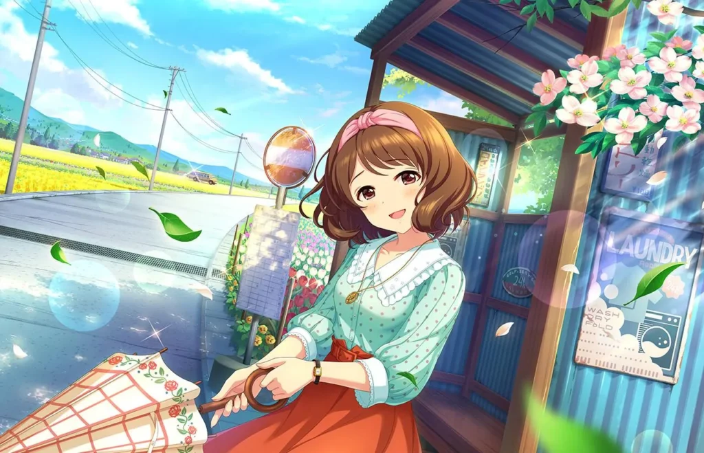 ［廻る季節と乙女心］長富蓮実　特訓前イラスト