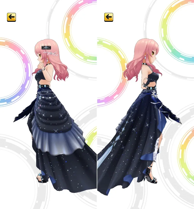 ［孤星のプライド］城ヶ崎美嘉　3Dモデル左右