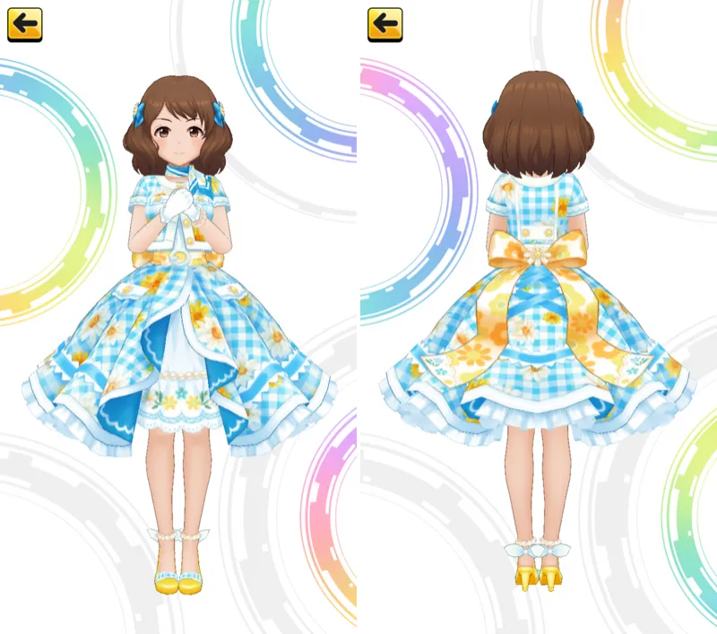 ［廻る季節と乙女心］長富蓮実　3Dモデル前後