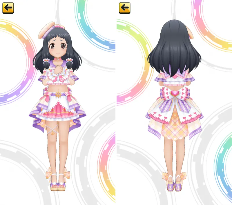 ［サニーデイ・サマー］大沼くるみ　3Dモデル前後