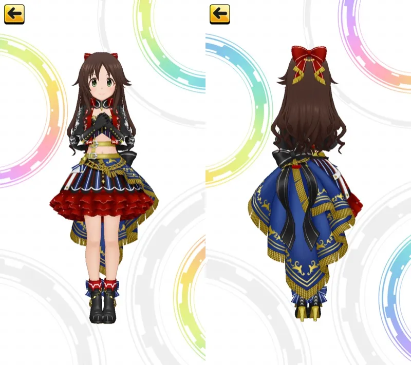 ［挑戦者たちのエール］姫川友紀　3Dモデル前後
