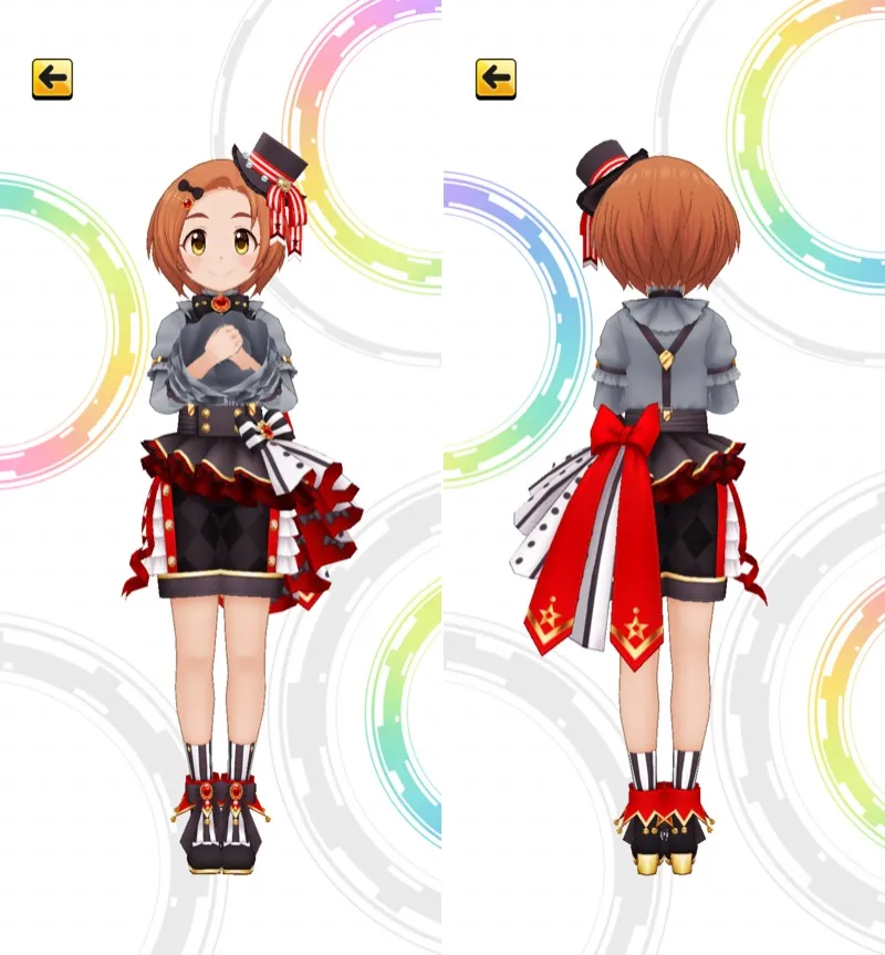 ［てのひらファンタジック］龍崎薫　3Dモデル前後