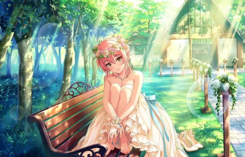 ［約束のまなざし］城ヶ崎美嘉　特訓前イラスト