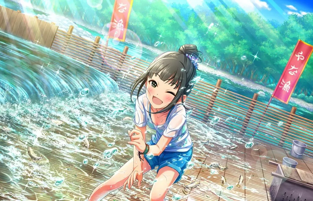 ［海風の使者］浜口あやめ　特訓前イラスト