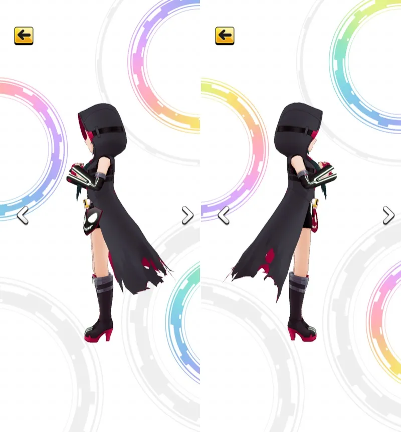［ヒーローオブシャドウ］南条光　3Dモデル左右