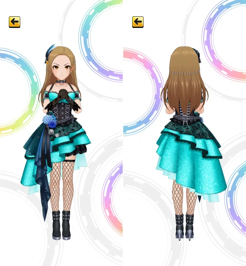 ［麗しのミューズ］松永涼　3Dモデル前後