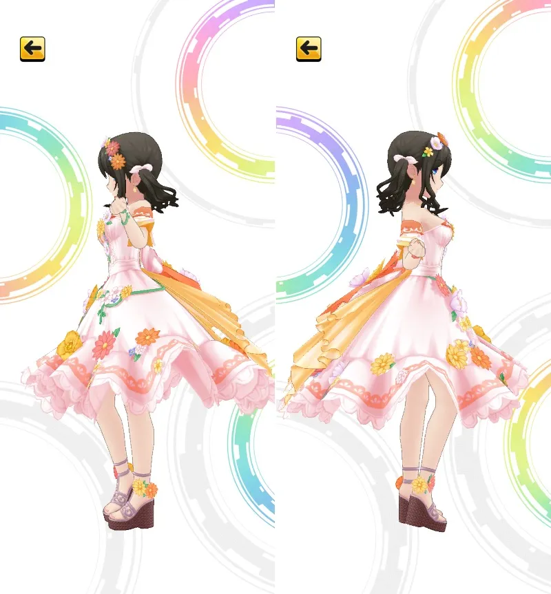 ［ブルーミング・フェアリー］鷺沢文香　3Dモデル左右