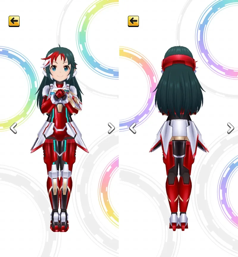 ［希望へ導くヒカリ］南条光　3Dモデル前後