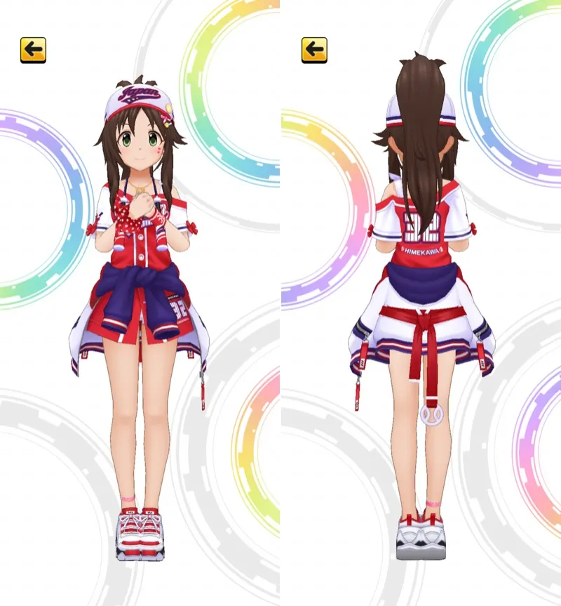［想いのリリーバー］姫川友紀　3Dモデル前後