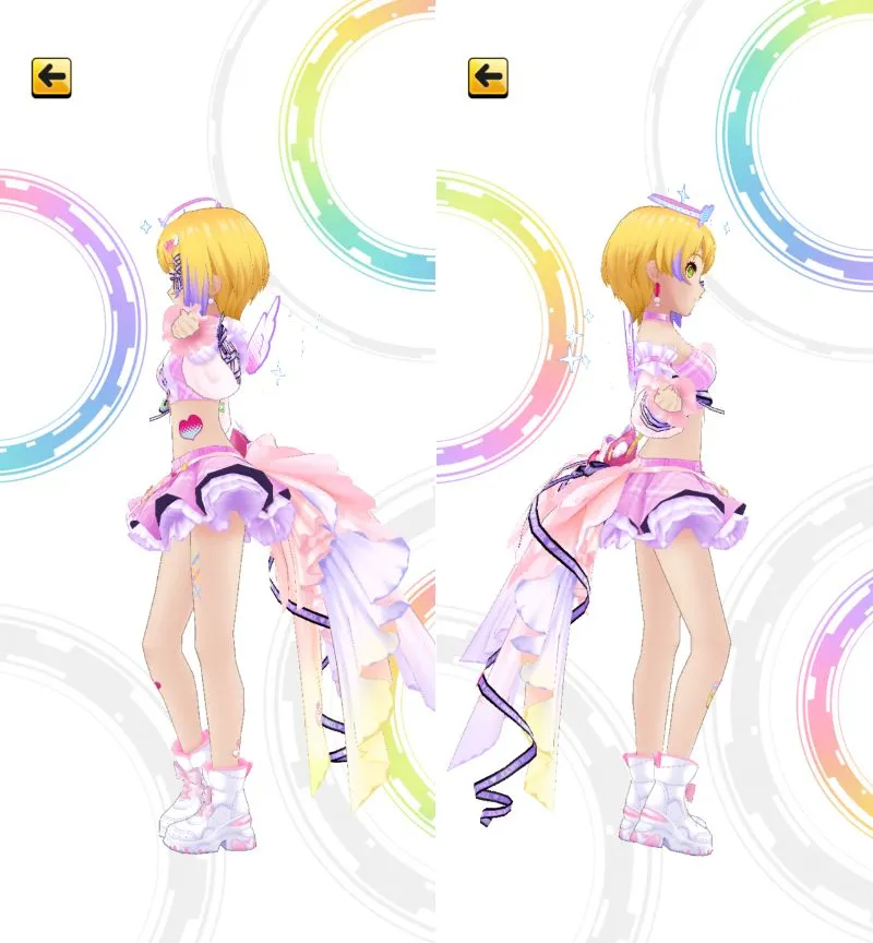 ［はぴねす☆アンジュ］宮本フレデリカ　3Dモデル左右