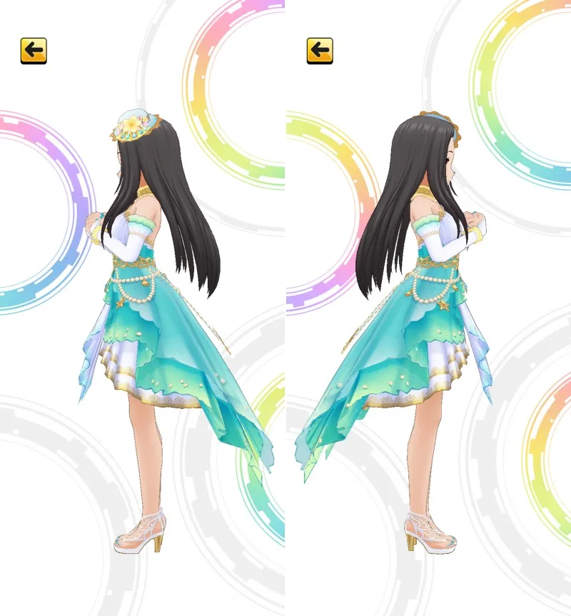 ［想いは深く、歌声は遠く］瀬名詩織　3Dモデル左右