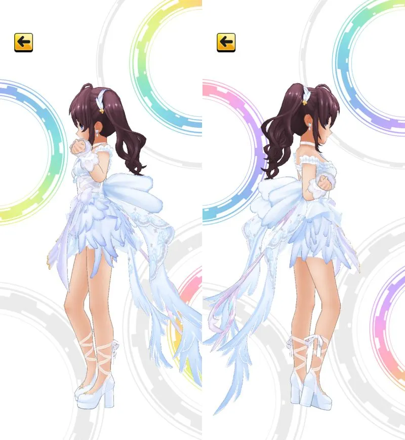 ［クリア・ハッピーロール］一ノ瀬志希　3Dモデル左右