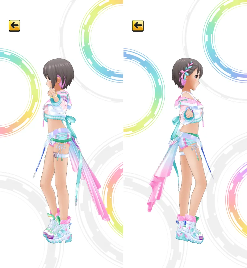 ［エクステンド・ブルー］乙倉悠貴　3Dモデル左右