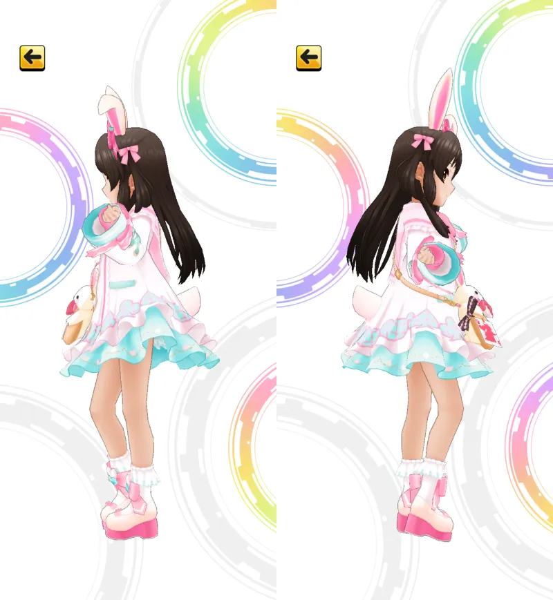 ［ありすとワンダーランド］橘ありす　3Dモデル左右