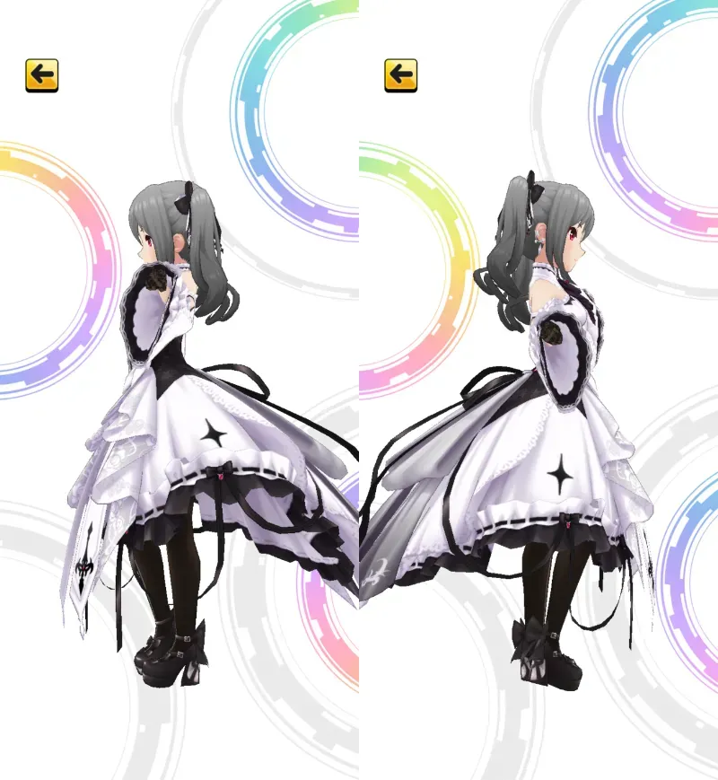 ［我が美しき理想郷］神崎蘭子　3Dモデル左右