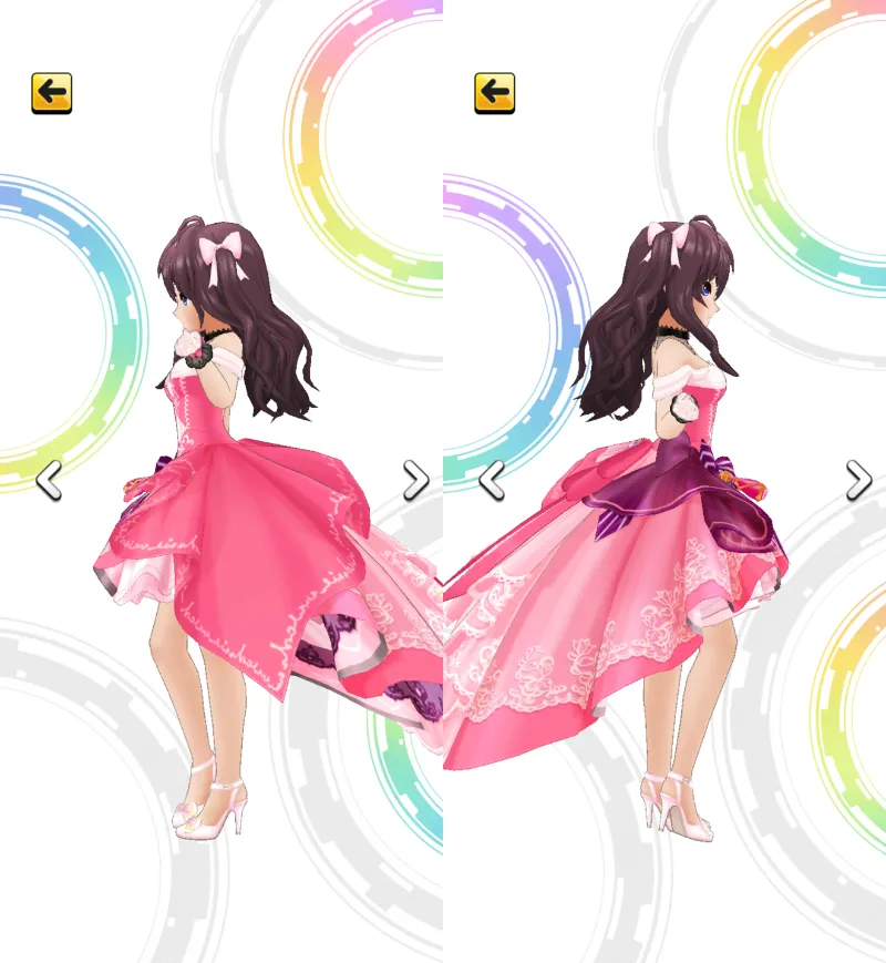 ［ワンダーラスト・ヴェール］一ノ瀬志希　3Dモデル左右