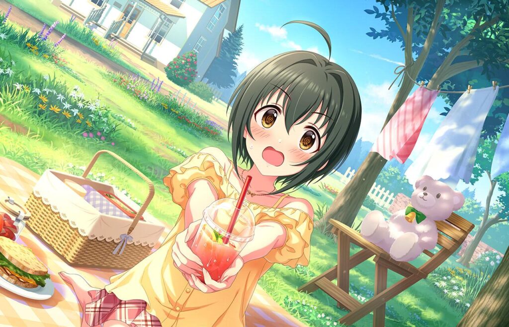 ［乙女のおいしいピクニック］小日向美穂　特訓前イラスト