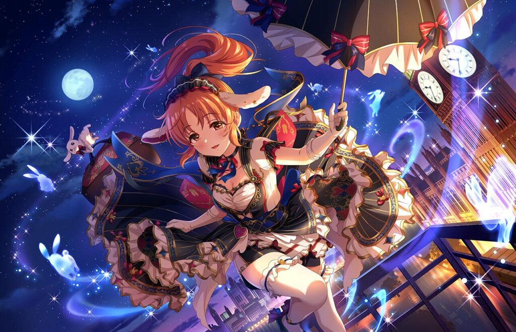 ［ロマンス・ウィズ・ウサミン］安部菜々　特訓後イラスト