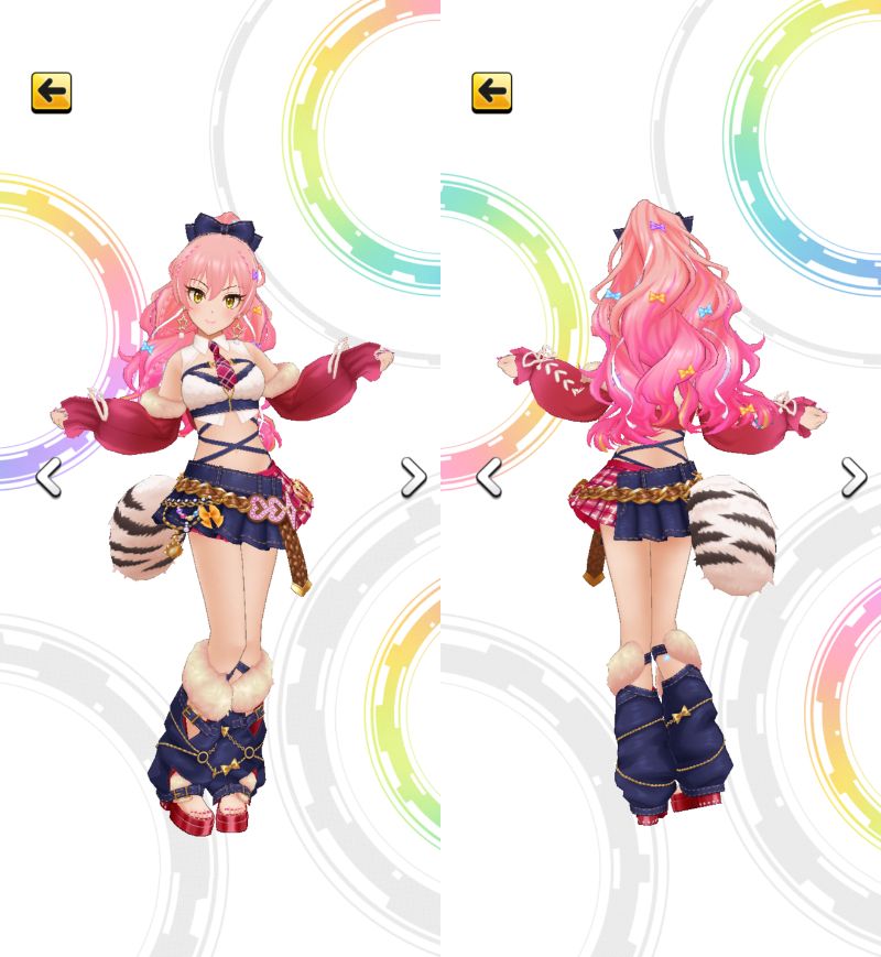 ［ラブ★エブリワン！］城ヶ崎美嘉　3Dモデル前後