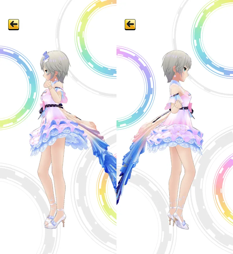 ［シャイン・バイ・ミー］アナスタシア　3Dモデル左右