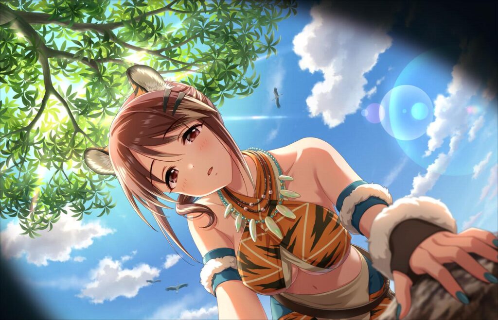 ［がおちゅー♪さふぁりぱーく］三船美優　特訓前イラスト