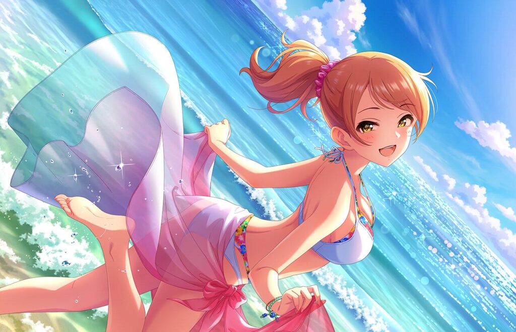 ［アンリミテッド・ライジング］北条加蓮　特訓前イラスト