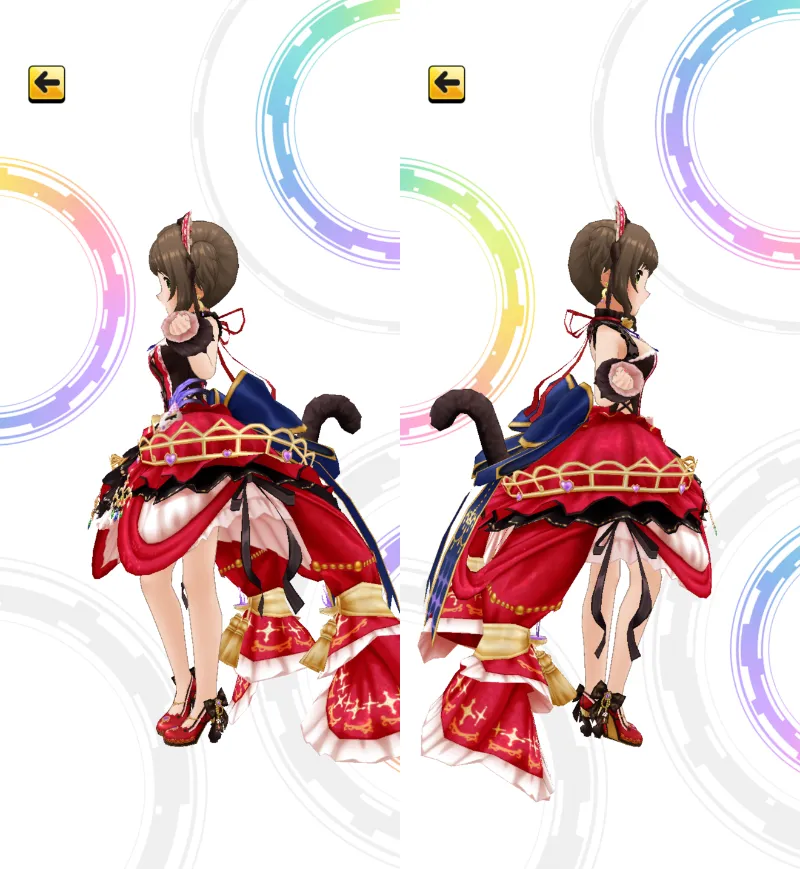 ［ニャンダフル・ディーヴァ］前川みく　3Dモデル左右