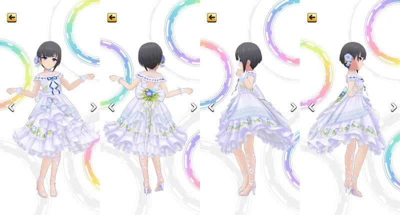 ［巡る朝、夏の夢］白雪千夜　3Dモデル